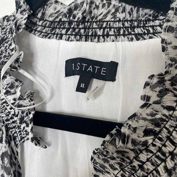 NWT 1. STATE Short Sleeve High Low Maxi Dress - Picture 6 of 12